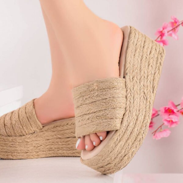 ⁦Women's burlap Slipper⁩ - الصورة ⁦2⁩