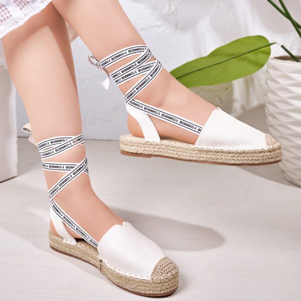 ⁦Stylish Flat Shoes, Versatile Design Summer Shoes⁩ - الصورة ⁦4⁩