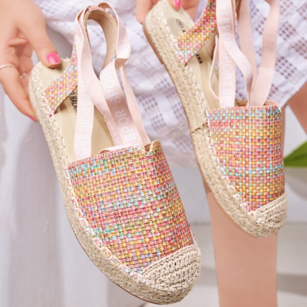 ⁦Stylish Flat Shoes, Versatile Design Summer Shoes⁩ - الصورة ⁦9⁩