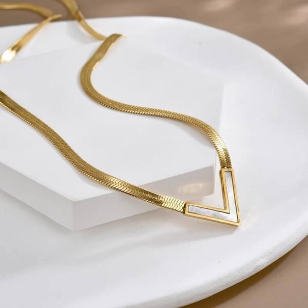 ⁦Back Snake Chain – Pure Stainless Steel⁩ - الصورة ⁦4⁩